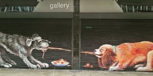 Рисунки животных на улицах Лондона от Irony & Boe